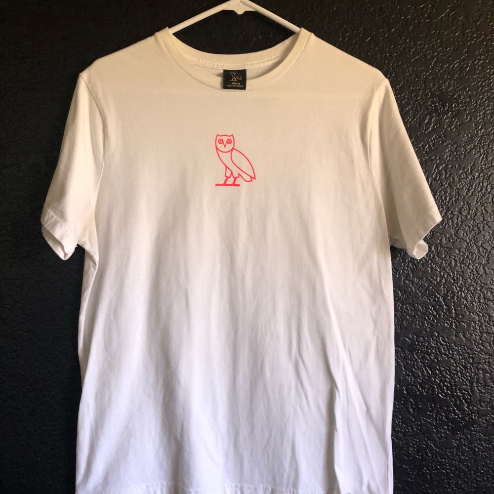 Drake OVO concert pink owl T-shirt
